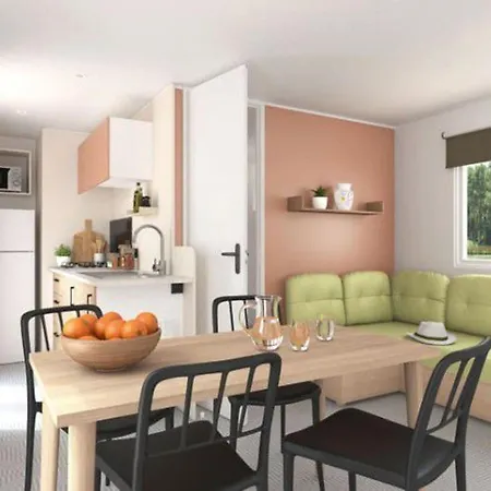 Parque de Campismo Mobil-home Prestige Avec Terrasse - 4 Personnes, 2 - Api-1-52-486 *